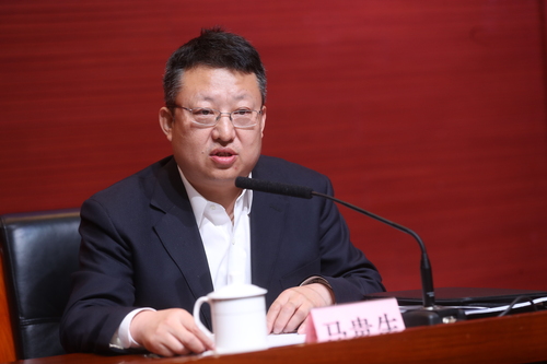 马贵生副书记主持会议